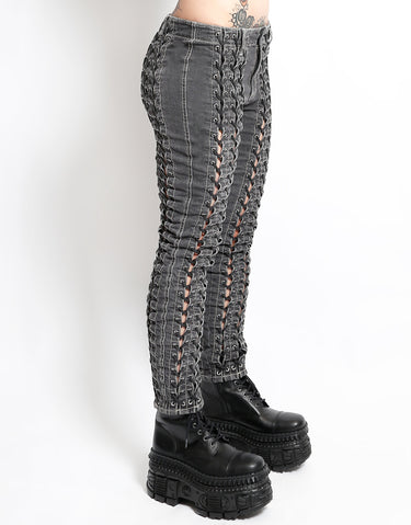 MEDIEVAL PANT BLACK DENIM