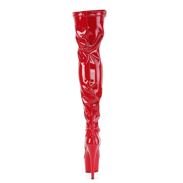 ADORE-300 THIGH HIGH BOOT RED PATENT