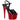 ADORE-709 PLATFORM HEEL BLACK/RED