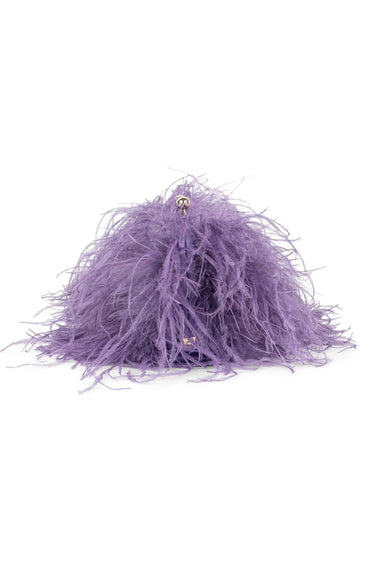 ANIMAL-F  PURPLE COMBO HAND BAG