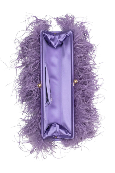 ANIMAL-F  PURPLE COMBO HAND BAG