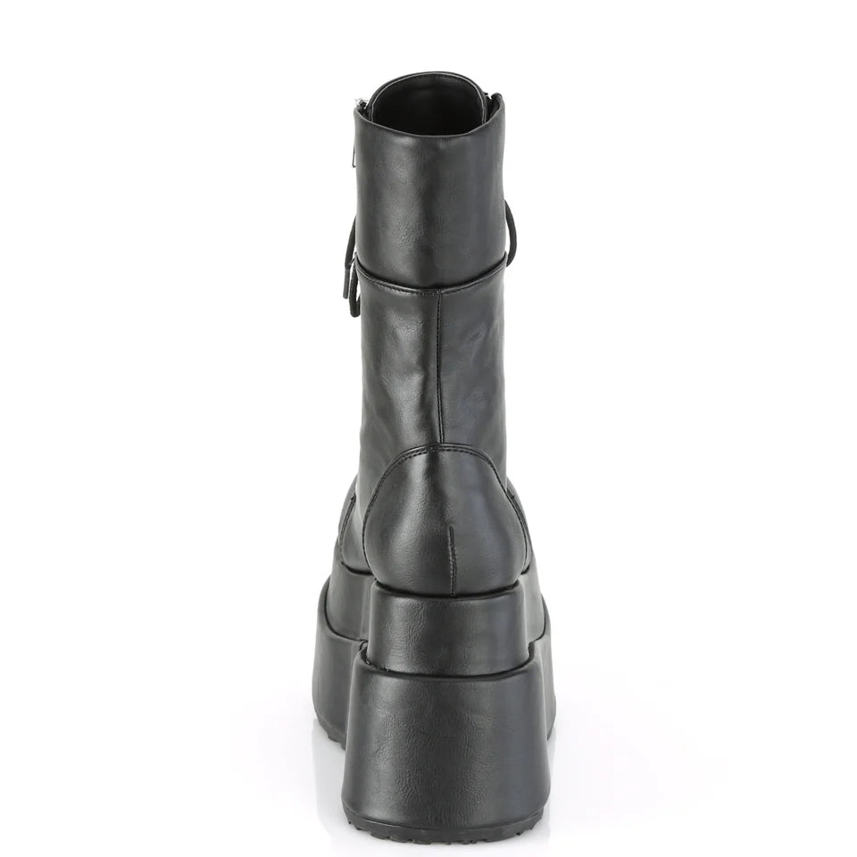 BEAR-265 BLACK VEGAN LEATHER