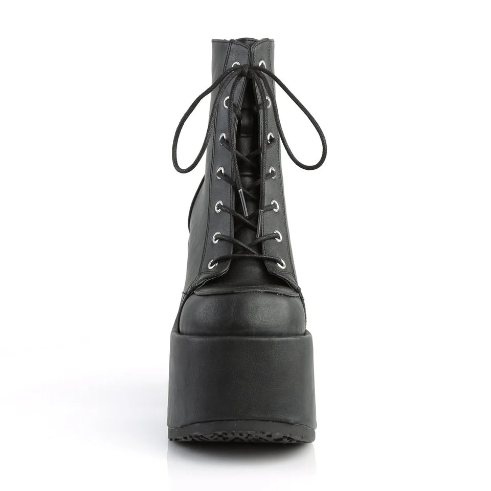 CAMEL-203 BLACK VEGAN LEATHER