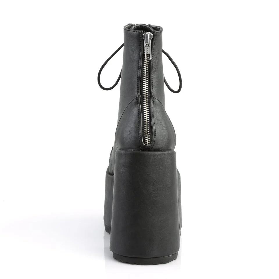 CAMEL-203 BLACK VEGAN LEATHER