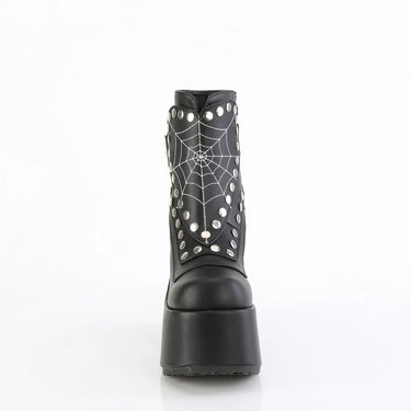 CAMEL-70 BLACK PLATFORM HEEL BOOT