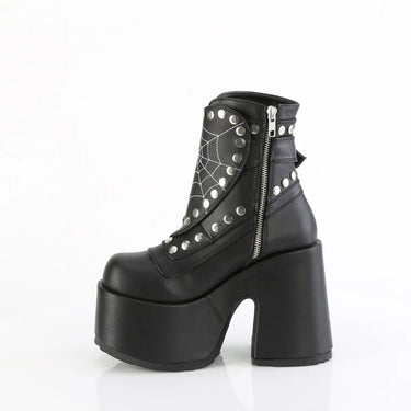 CAMEL-70 BLACK PLATFORM HEEL BOOT