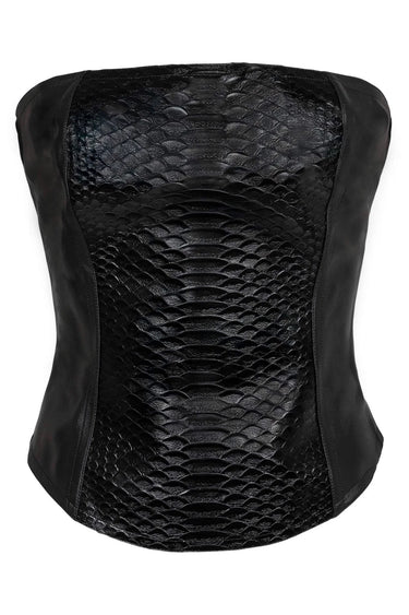 ENTERTAIN-BLACK SNAKE COMBO CORSET
