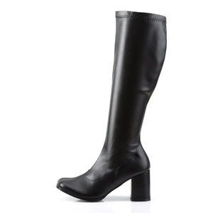 GOGO-300 BLACK LEATHER GOGO BOOT