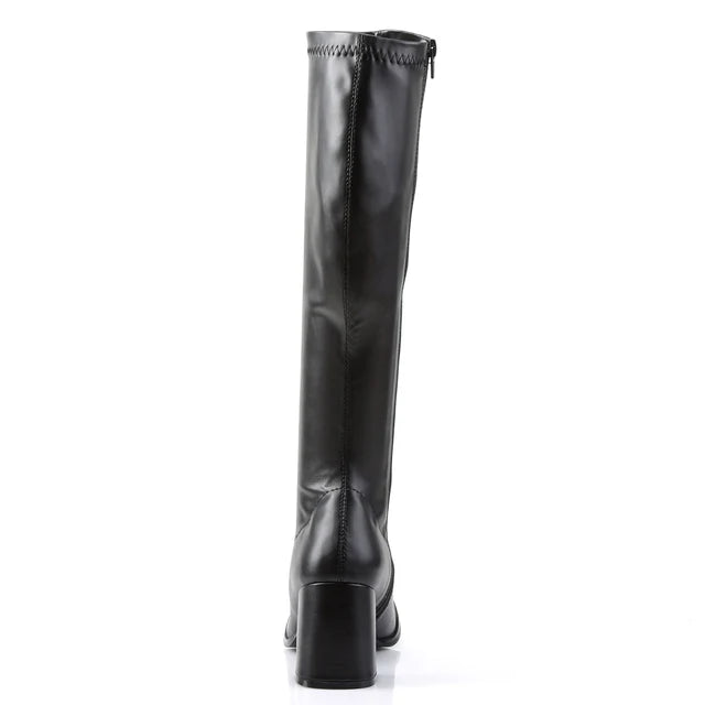 GOGO-300 BLACK LEATHER GOGO BOOT