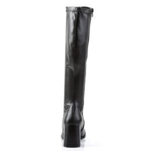 GOGO-300 BLACK LEATHER GOGO BOOT