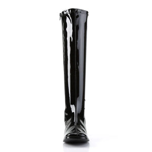 GOGO-300 BLACK PATENT LEATHER GOGO BOOT