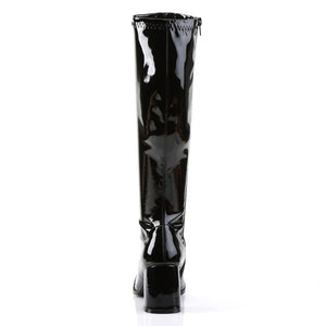 GOGO-300 BLACK PATENT LEATHER GOGO BOOT