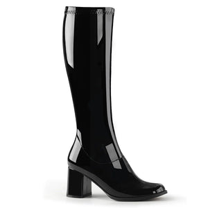 GOGO-300 BLACK PATENT LEATHER GOGO BOOT