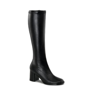 GOGO-300 BLACK LEATHER GOGO BOOT