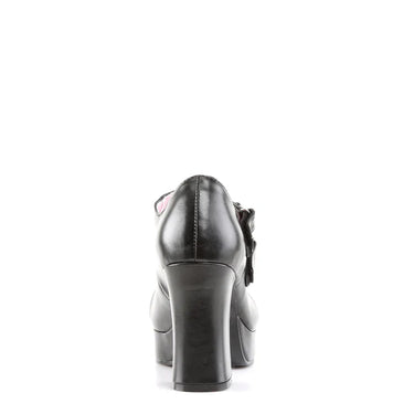 GOTHIKA-09 BLACK VEGAN LEATHER