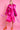 FAUX FUR HEART COAT PINK