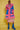 FAUX FUR KATE COAT BLUE/PINK