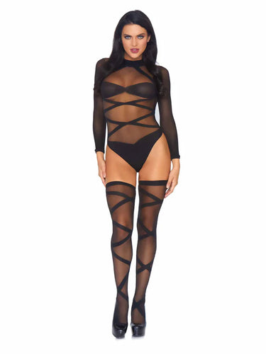 TRUTH OR DARE BODYSUIT AND THIGH HIGHS