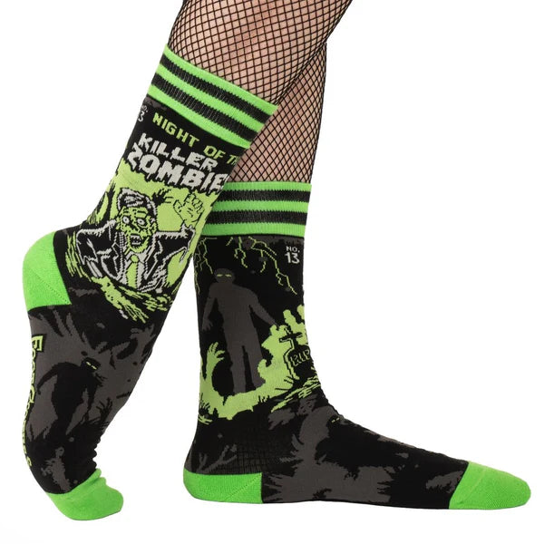 NIGHT OF THE KILLER ZOMBIE SOCKS