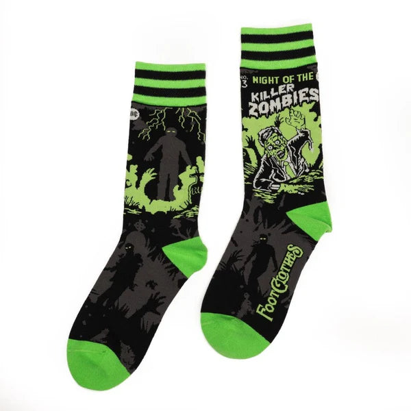 NIGHT OF THE KILLER ZOMBIE SOCKS
