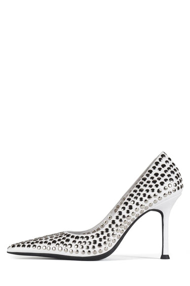 RISKTAKE HEELS - WHITE/SILVER