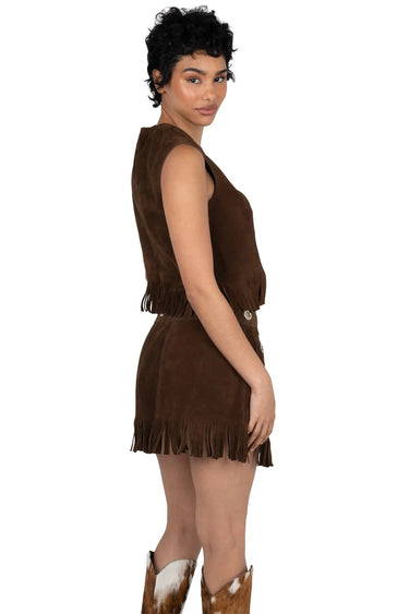 ROSEBOWL BROWN SUEDE