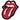 ROLLING STONES GLITTER TONGUE STICKER