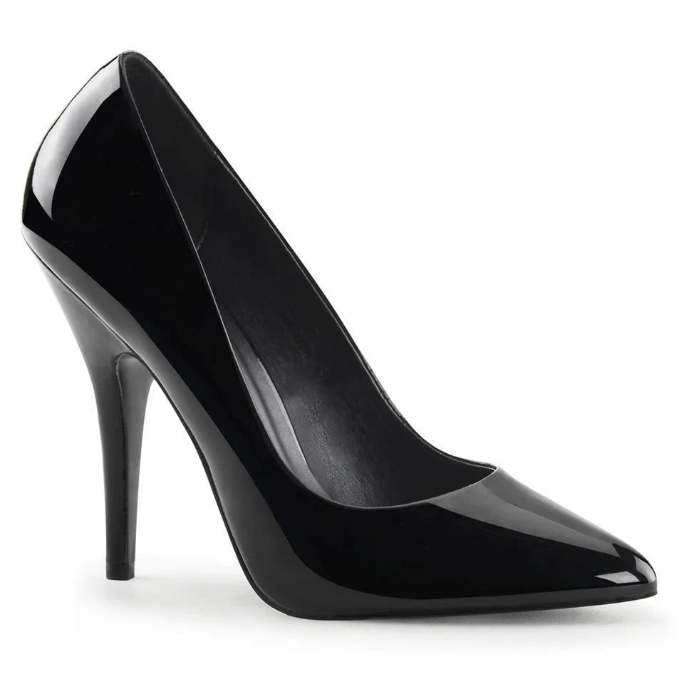 SEDUCE-420 BLACK PATENT LEATHER