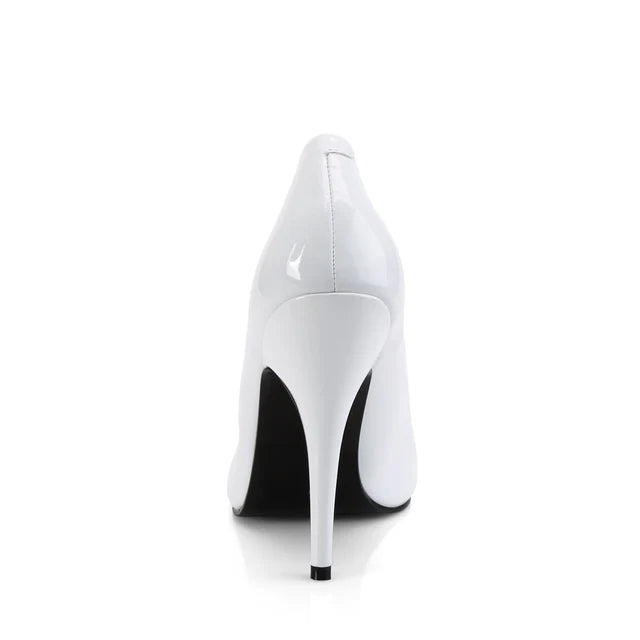 SEDUCE-420 WHITE VEGAN LEATHER
