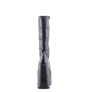 STACK-301 BLACK VEGAN LEATHER