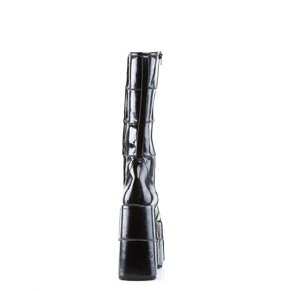 STACK-301 BLACK PATENT LEATHER