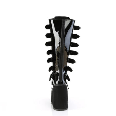 SWING-815 WIDE CALF BLACK PATENT