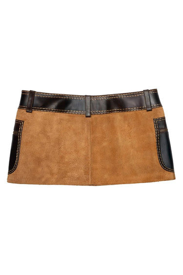 TACTICS TAN SUEDE BROWN SKIRT