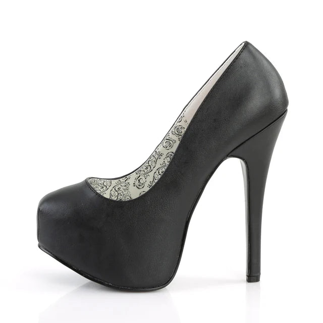 TEEZE-06 BLACK VEGAN LEATHER