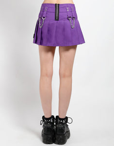 CHAIN SKIRT PURPLE