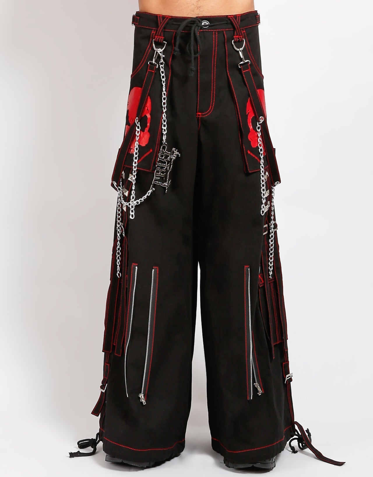 DOOM SKULL PANT RED