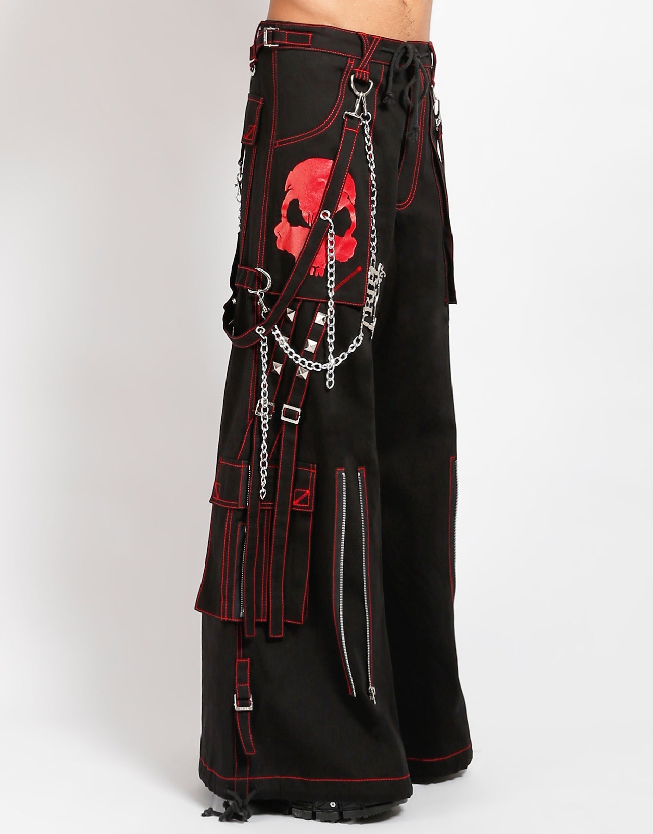 DOOM SKULL PANT RED