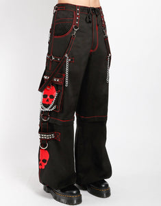 SUPER SKULL PANT RED SKULL