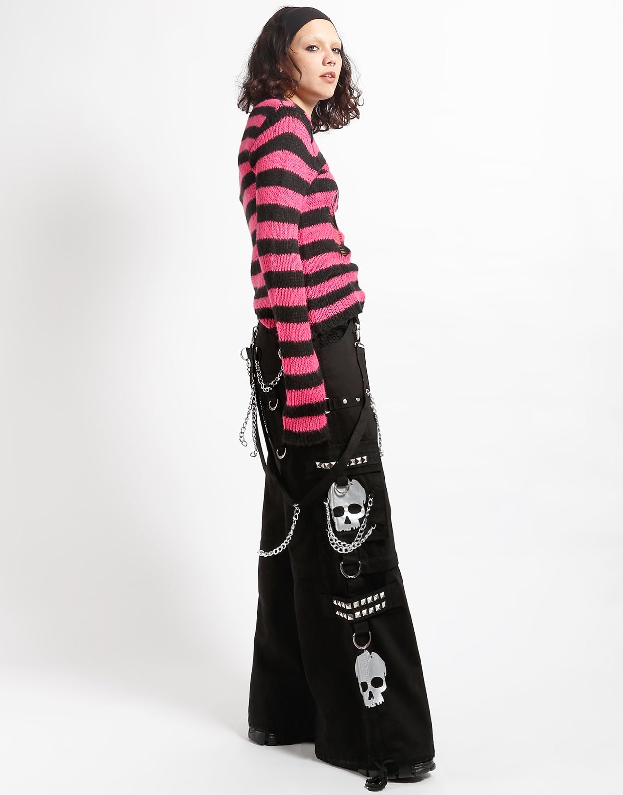 SUPER SKULL PANT SILVER SKULL