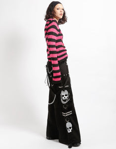 SUPER SKULL PANT SILVER SKULL