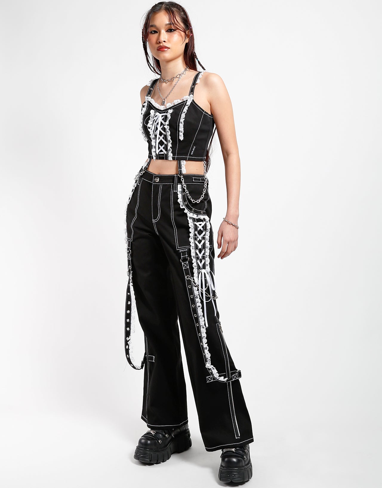 LOLITA DARK STREET PANT BLACK/WHITE
