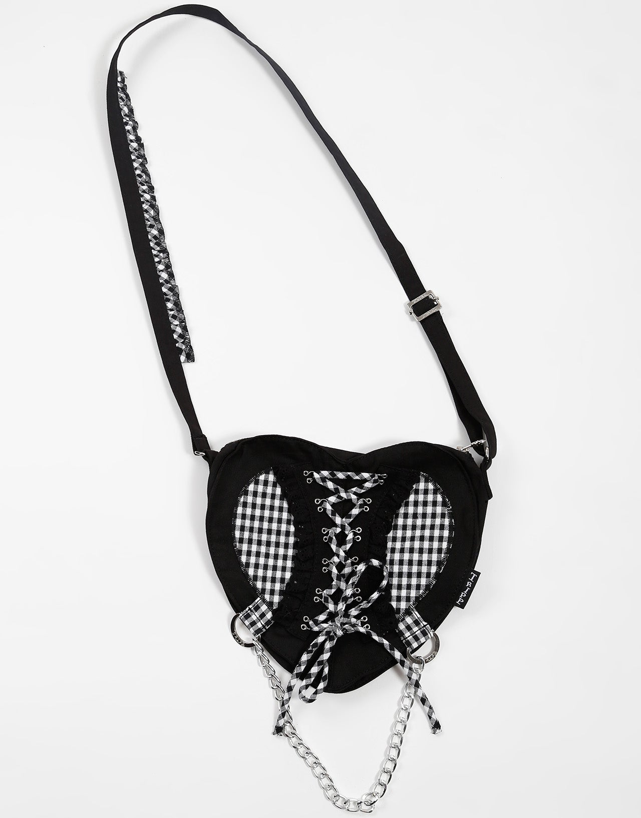 BO PEEP HEART BAG WHITE