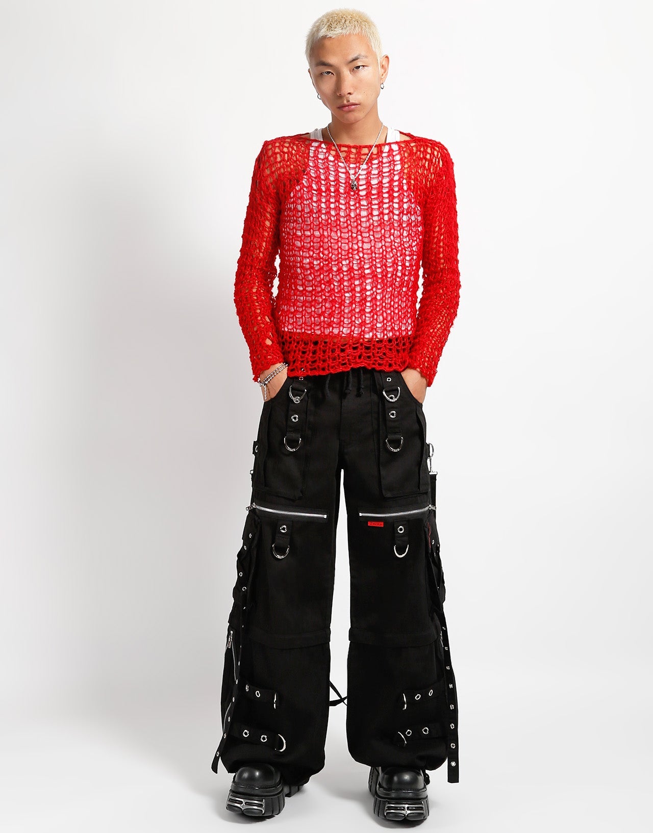 X-STRAP ZIP OFF PANT BLACK – trashandvaudeville