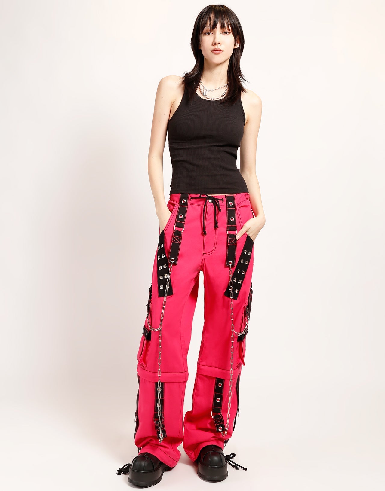 DARK CUFF PANT PINK