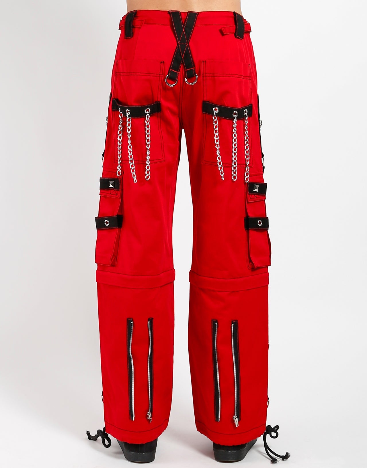 DARK CUFF PANT RED