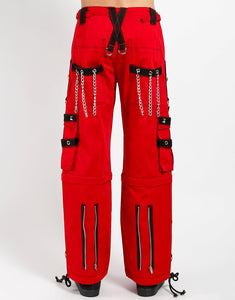 DARK CUFF PANT RED