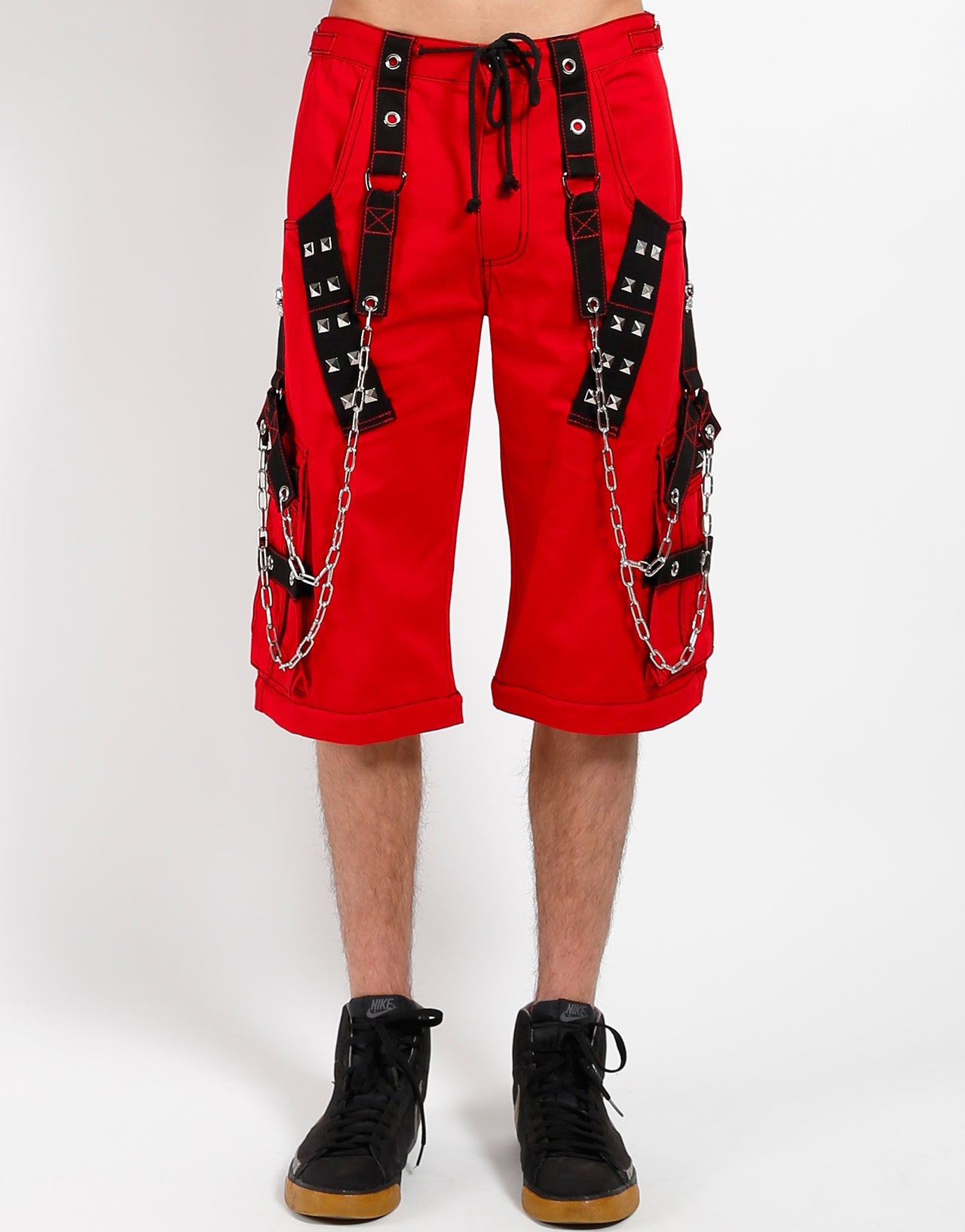 DARK CUFF PANT RED