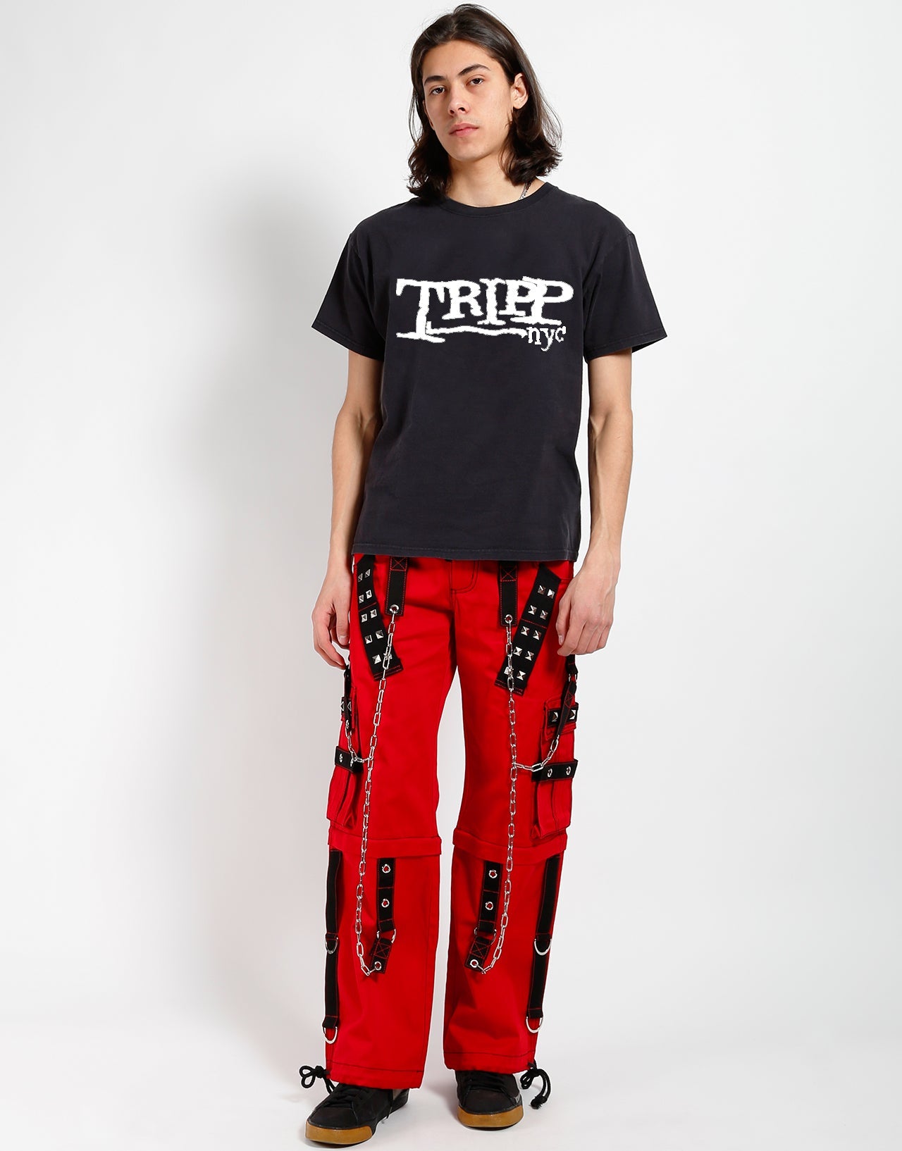 DARK CUFF PANT RED