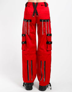 DARK CUFF PANT RED