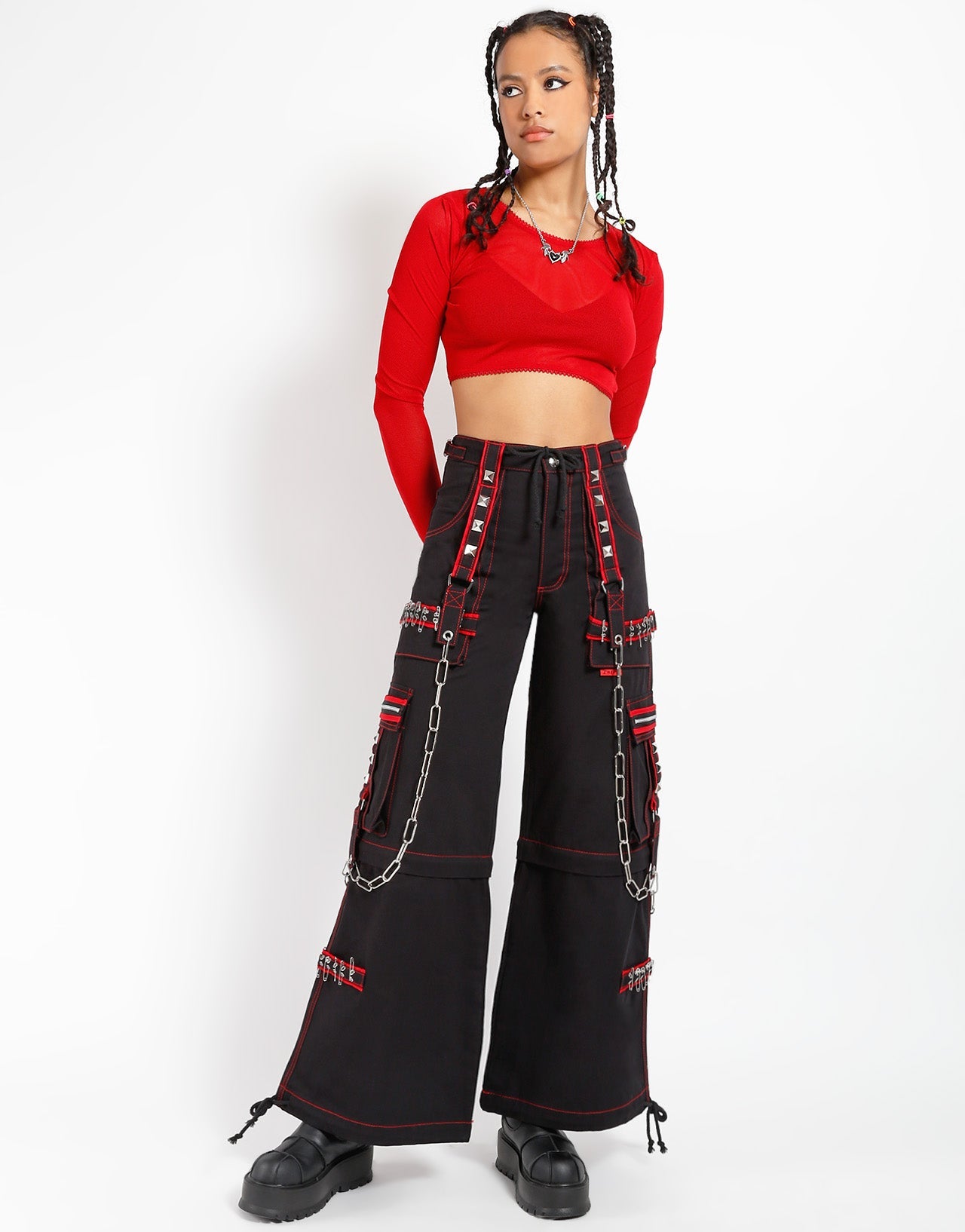 CRAZY PIPER PANT RED